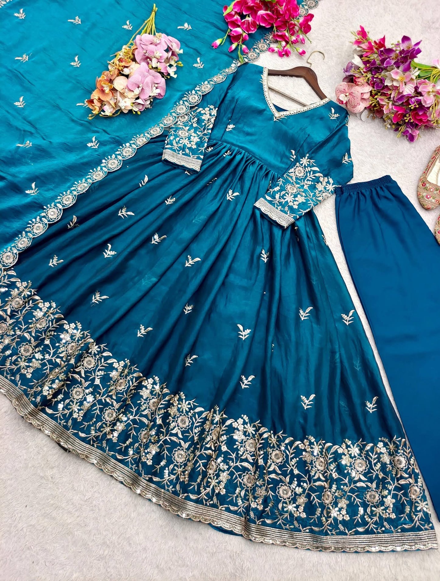 P5793 Fendy Silk Gown
