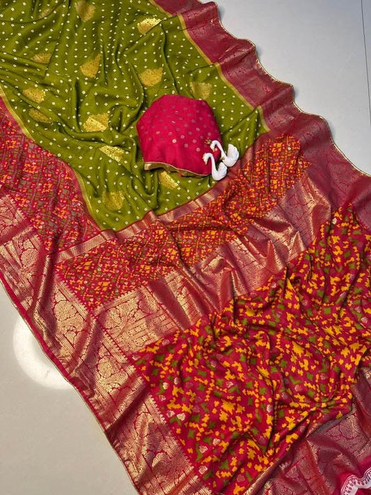 P5577 Marshmallow Georgette Saree