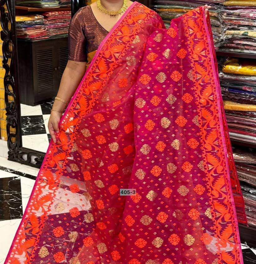 P5110 Indian Soft Jamdani Saree