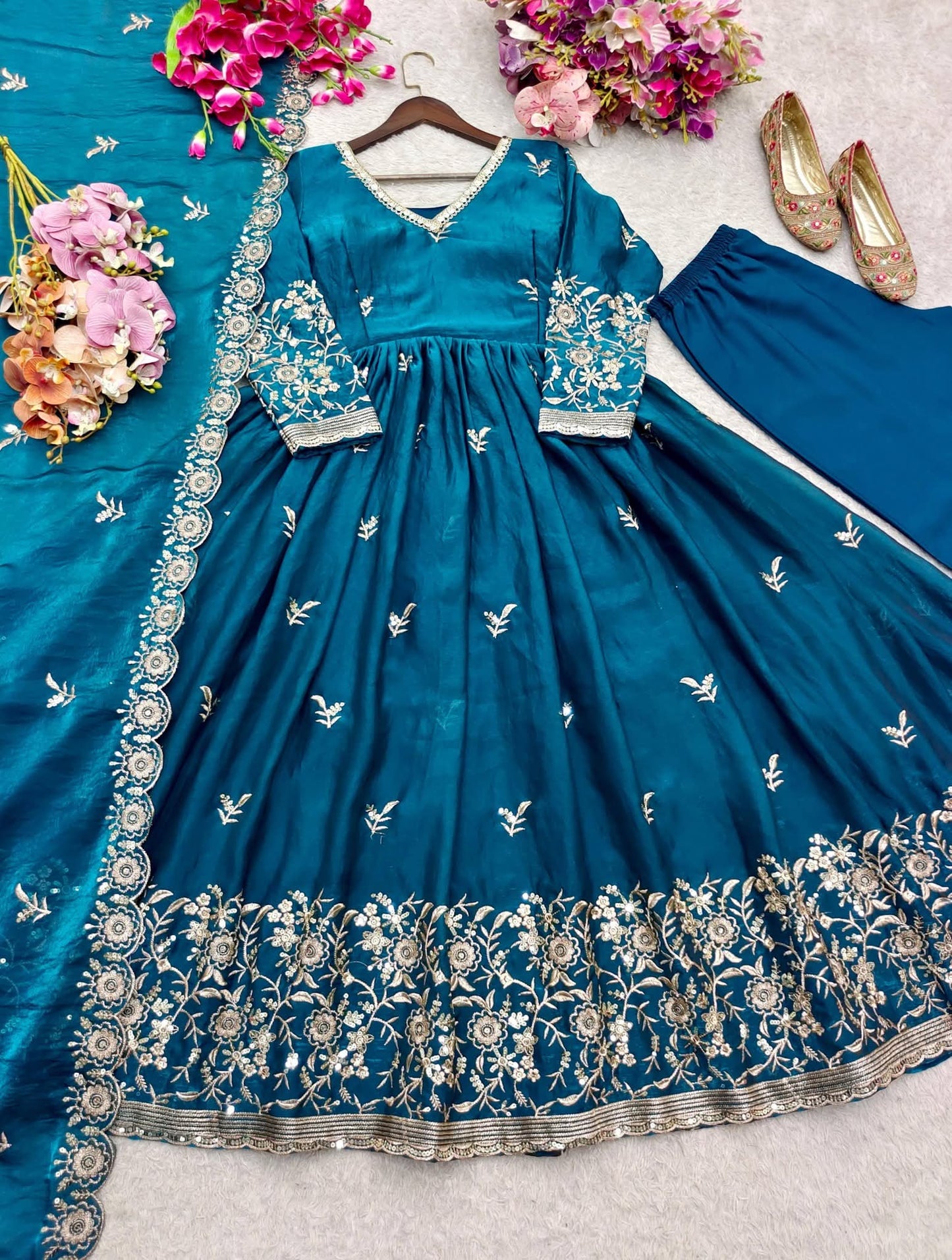 P5793 Fendy Silk Gown