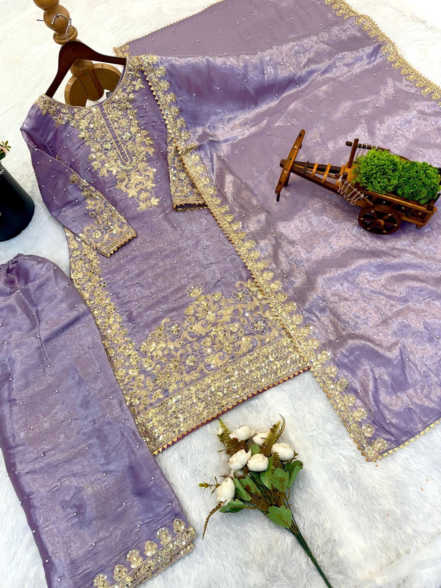 P5271 Jimmy-Chu Palazzo Suit