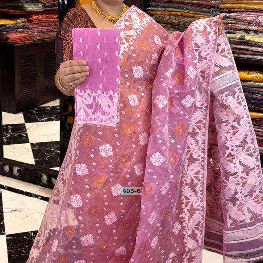 P5110 Indian Soft Jamdani Saree