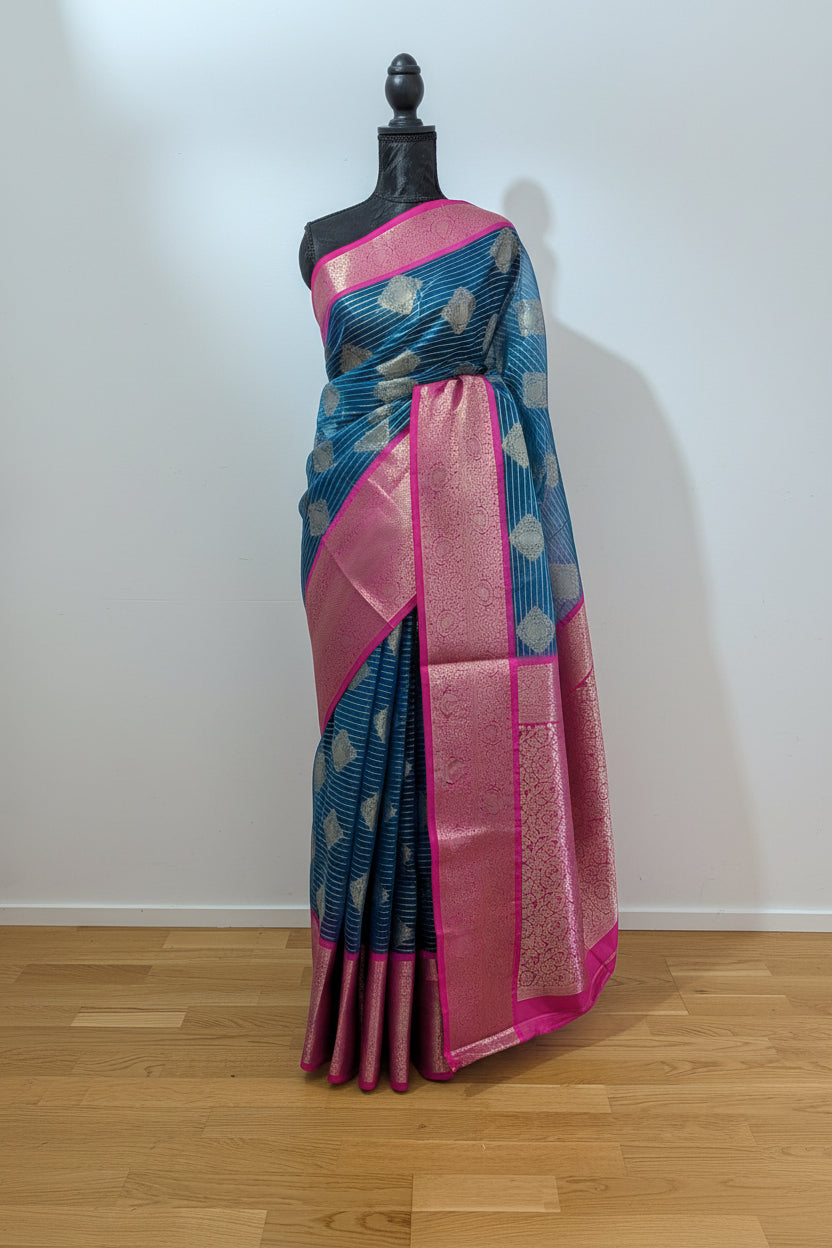 Q27 Organza Banarasi Saree
