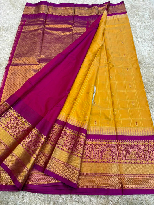 P6370 Semi Gadwal Saree