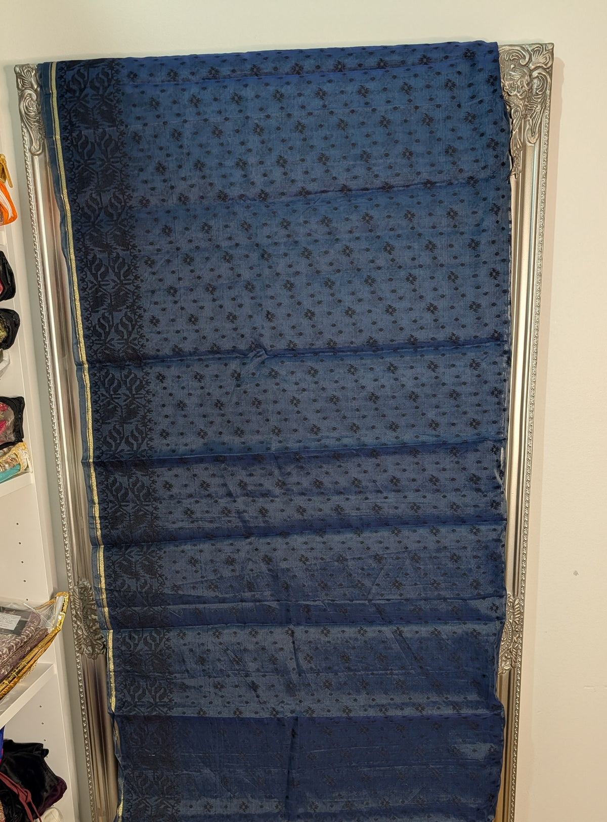 Q15 Indian Jamdani Saree