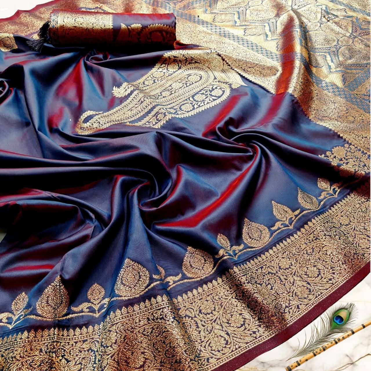 P6046 Katan Silk Saree